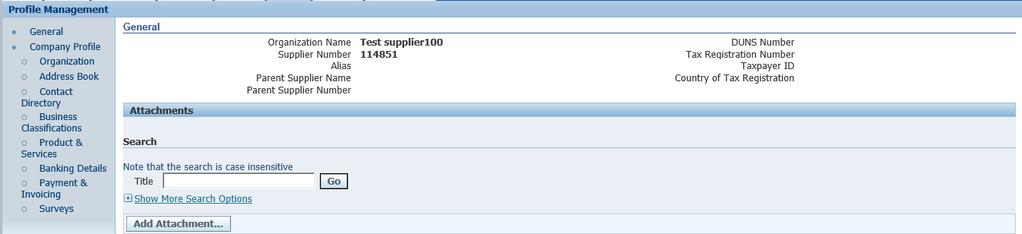 1.7 Supplier Profile Management - Create Bank Navigate to Oracle Application isupplier