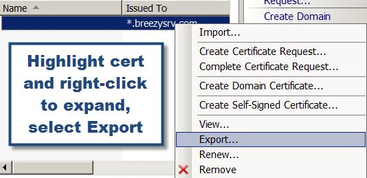 Windows certificate store, then the certificate chain