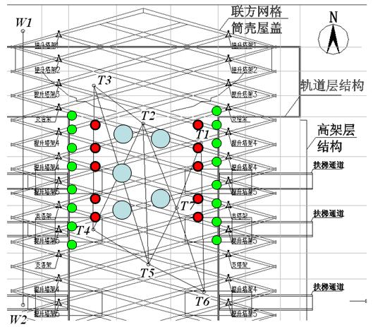 the position diversity of surveying points. TCA3 高程变化 structure weight is 18t. Station building engineering roof is arch structure.