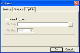 UniOPC Log File Select this to create a detailed log file that may be stored to a disk