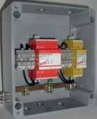 The devices are designed for permanent interference voltages up to 65 V a.c. between pipelines and earth.