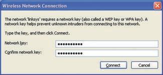 Appendix B Windows XP Wireless Zero Configuration Wireless Security NOTE: Windows XP Wireless Zero Configuration does not support the use of a