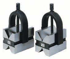 Hardened Steel V-Block Series 181 These Hardened Steel V-Blocks have clamp brackets and offer you the following benefits: There are two V-blocks per set. The feature V-angle 90 clamping brackets.