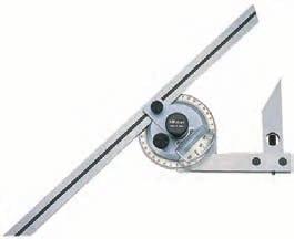 Universal Bevel Protractor Graduation 5 ' (0-90 - 0 ) Circle division 4 x 90 Delivery In a box Standard accessories Description 187-106 Blade 150 187-107 Blade 300 950750 Holder for Height Gauges
