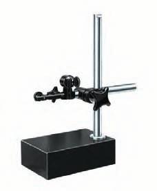 Gauge Stand with Granite Base Series 912 This gauge stand comes with a wear-resistant black granite table.
