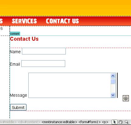 Finally create a button [Insert > Form > Button] With this you have created the HTML required for the form.