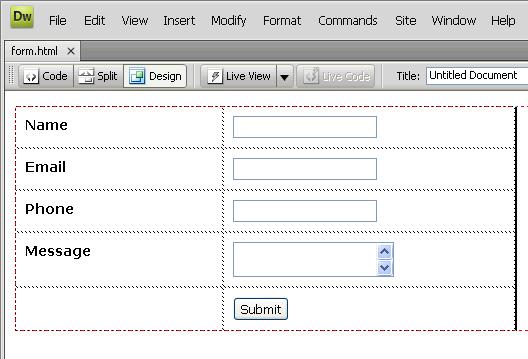 Part 14: Form Validation In this Dreamweaver CS4 Form Validation Tutorial we will learn how to validate a form in Dreamweaver CS4.
