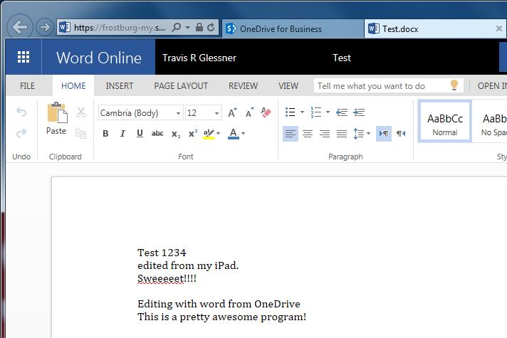 How to Open a Word Document with Word Online in OneDrive 1. Login to OneDrive 2. Right click the file you want to open and choose Open in Word Online 3.