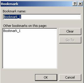 Create a link to a bookmark