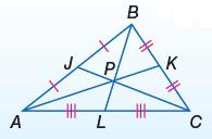 TRIANGLE CENTERS [4] A median is a segment that connects any vertex of a triangle to the midpoint of its opposite side.