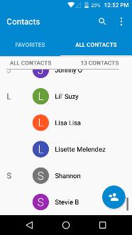 Search Note: Saving your contacts to your Google account facilitates both storage and synchronization with multiple entries across different handsets and tablets.