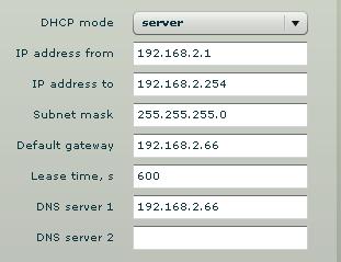 25 LAN DHCP Settings DHCP mode choose disabled to disable DHCP on LAN interface. DHCP mode choose relay to enable DHCP relay.