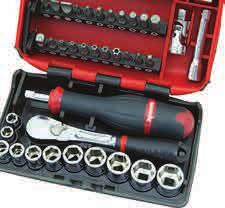 You can easily carry a set anywhere around the workshop or take it in a vehicle to a worksite and be assured all your tools are secured and