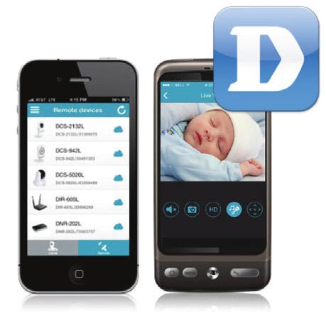 2 Launch the mydlink Lite app, then create a new account or