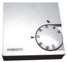 ROOM CLIMATE SENSORS Hygrostat 483050 Application: Hygrostat as on-off controller for room humidity detection.