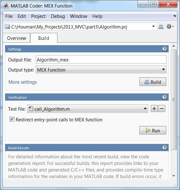 MATLAB to C code generation MATLAB Coder Automatically