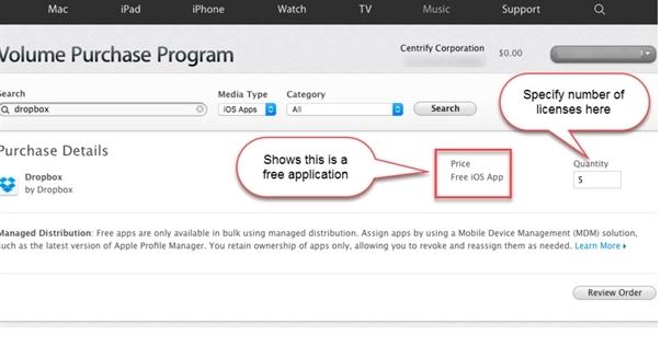 If you do not enable this option, users can still get this free application by individually logging in to itunes from their enrolled devices.