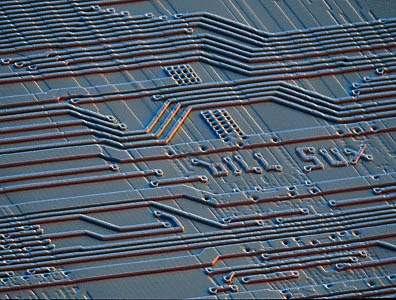 Close up of Intel Chip?