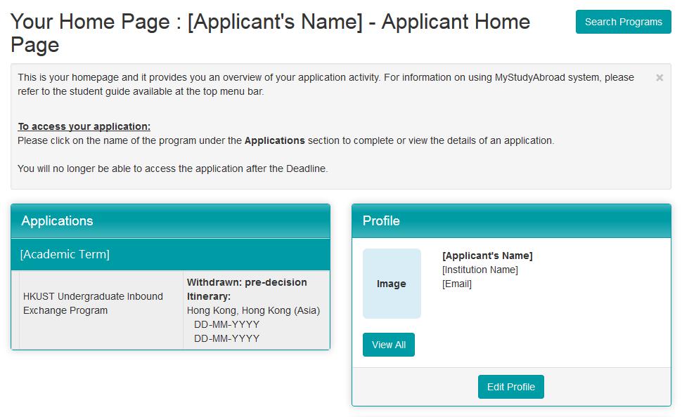 About: Steps to withdraw your application Your