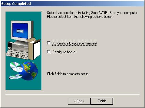 c. Uncheck the following boxes after install click Finish 8.