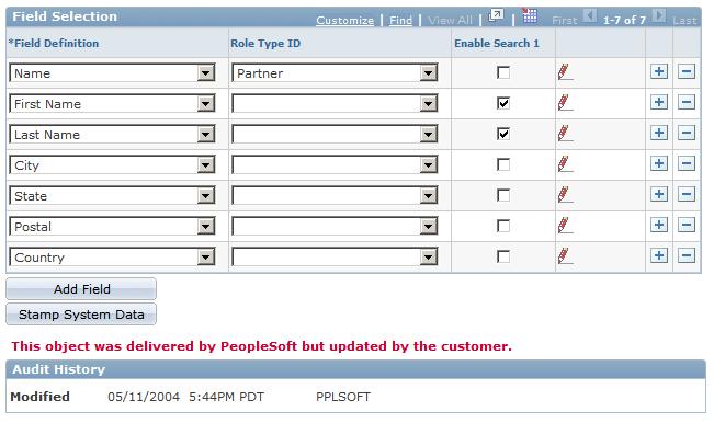 Image: Criteria page (2 of 2) This example illustrates the fields and controls on the Criteria page (2 of 2). You can find definitions for the fields and controls later on this page.