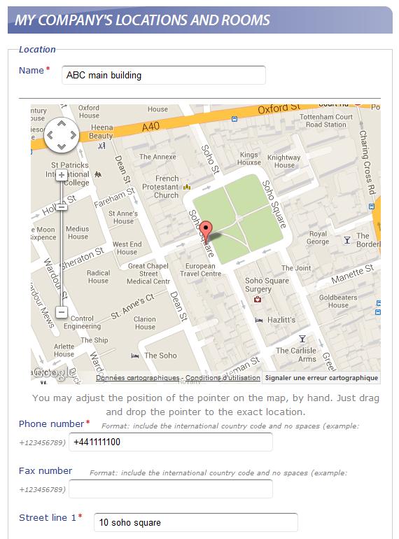 Once your pictures are validated, you can then create your testing location(s) and room(s).