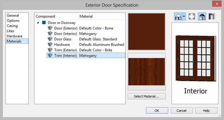 Using the Materials Panel Using the Materials Panel Most objects materials can be assigned in their specification dialog in both 2D and 3D views.