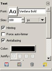 Click the OK button. A new image canvas displays in the GIMP workspace with image information in the Title Bar and a Background layer displays in the Layers palette to the right of the image window.