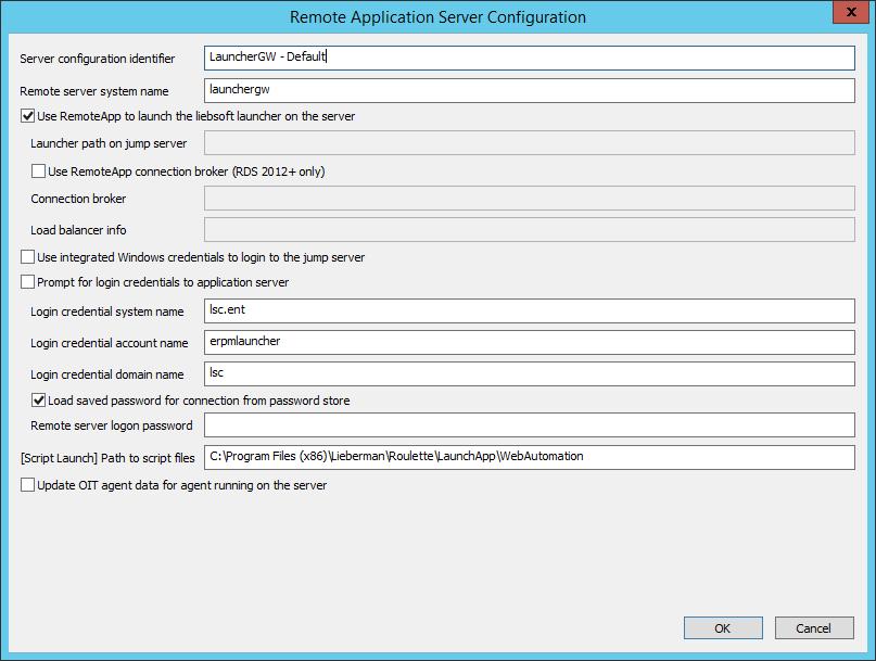 Configure the Application Launch Server Settings From the management console, navigate to Settings Manage Web Application Application Launch in the management console. Select the Remote Servers tab.