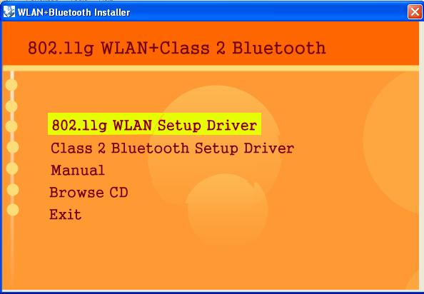 Chapter 2. How to Install WLAN/Bluetooth driver and Utility Please read and follow the instructions below. Software Setup 2.