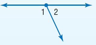 Find the measures of two supplementary angles if the measures of one angles is 6 less