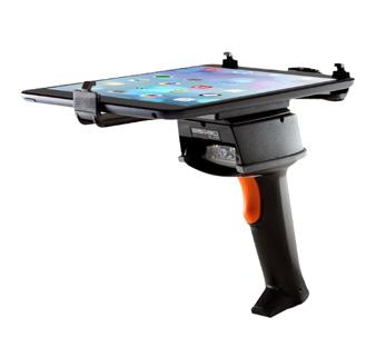The unique mounting options enable you to convert your smartphone or tablet into a high-performance barcode