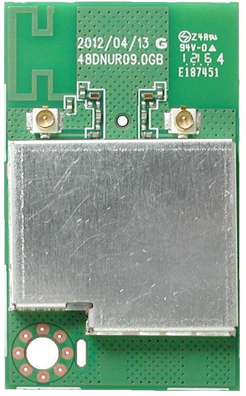 DNUR-S2 Specifica on 802.11n a/b/g wifi 2x2 USB module, RT5572 Overview: DNUR-S2 is an 802.
