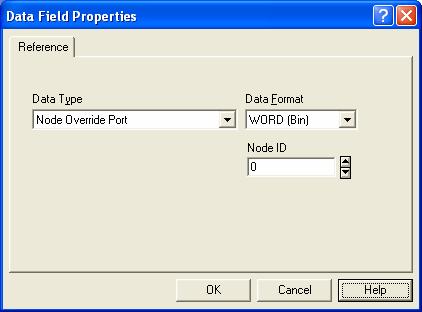 4.1.1 Node Override Port Node Override Port allows changing at run time the Port number of a controller configured in Controller Setup. This object has a default value set to 1200 (Figure8).