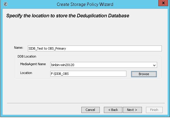 3 Create Cloud Library & Storage Policy 8. Seelct that folder and click OK 9.