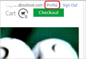 Once on the Profile page you will see all of your contact information.