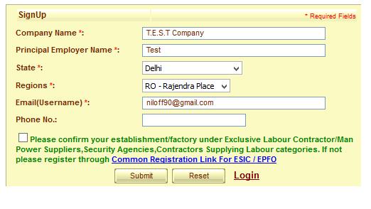 Click on the check box Enter Company Name,