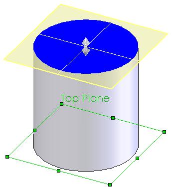 Sections of a Cylinder If a cutting plane is perpendicular to the axis of a