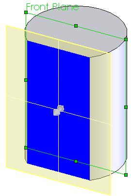 All cross-sections of a cylinder are circles (below left).