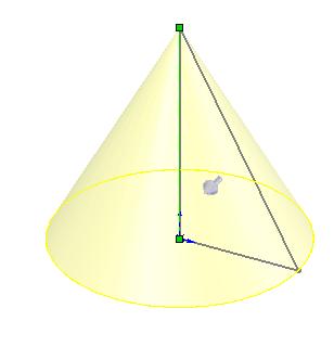The Cone A cone is created by revolving a right-angled