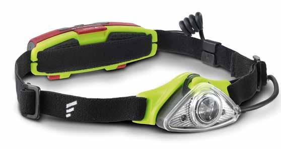 Compact & Innovative Rechargeable Headlight Made To Light Up Sports & Outdoor Adventures Li-Ion / 120LM / 5H Headlight WHITE HIGH > WHITE LOW > RED ON > RED 2Hz FLASHING > OFF Rear Light ON > PULSE