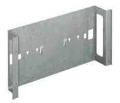 Irrespective of the MyHOME FLATWALL solution chosen, the front cover panels are always secured to the device-holder supports with screws.