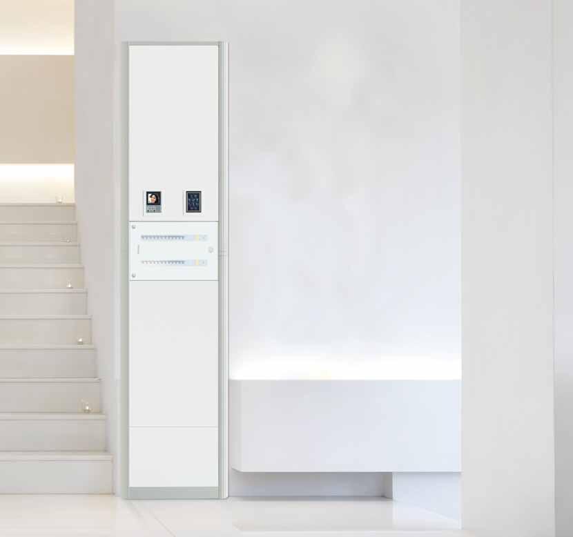 The innovative design solution for home automation and electric systems in residential buildings.
