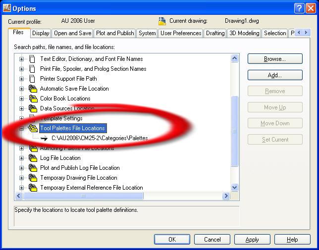 If you are using categories in your catalog modify the AU 2006 User