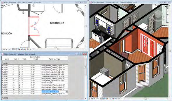 Example of Building Information Modeling During the design of a building, if there is any change in the load conditions on the floor area, you may need to modify the design parameters of the