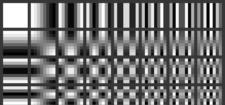 DCT in JPEG Related to the Fourier transform divide the image into blocks of 8X8 pixels and apply