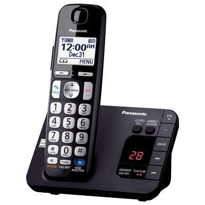 KX-TGE232 Features Find misplaced cell phone with a button on the base Dial easily with large buttons on handsets and base Receive voicemail alerts at home, office or away with TAD Hear messages,