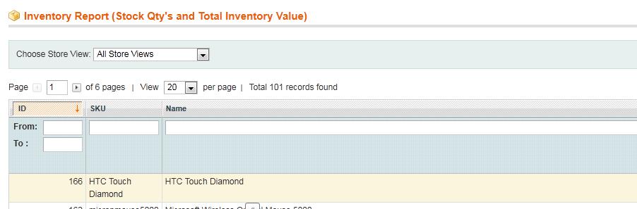 How to get to the Inventory Report You can navigate to the module by following Reports -> Jtech Reporting -> Inventory Report The Inventory Report Filter The filter for the Inventory Report is