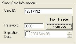 There are three ways to input the Card ID: Enter the Card ID directly in the text box if you know the Card ID. Read from a Issuer Reader if you have one connected to the PC.