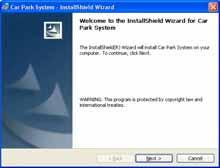 2 Installing Car Park Control System Software This section explains how to install the Car Park Control System Software. 2.